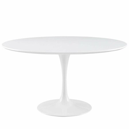 EAST END IMPORTS Lippa 54 in. Dining Table, White EEI-1119-WHI